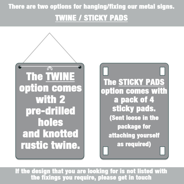 Twine sticky pads