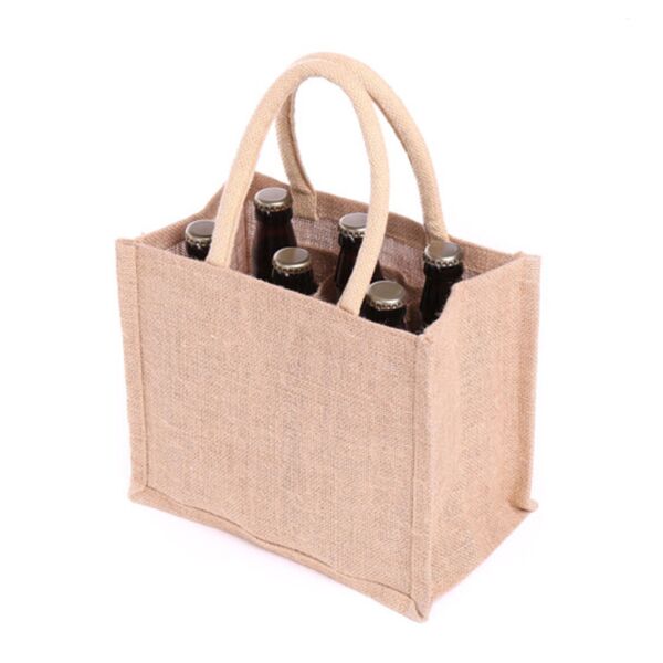 Beer Bottle Jute Bags Thumbnail