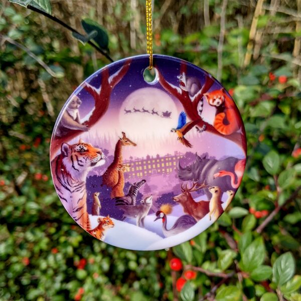 Round Ceramic Ornament Thumbnail