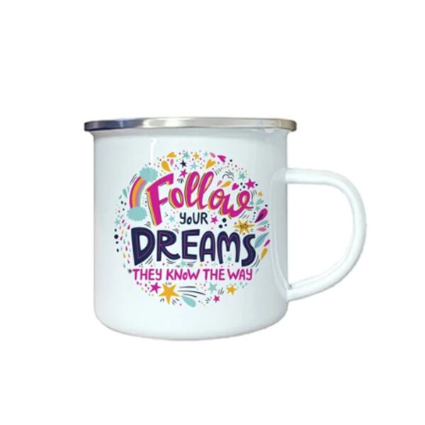 Gift Goat Personalised Enamel Stainless Steel Mug  Thumbnail