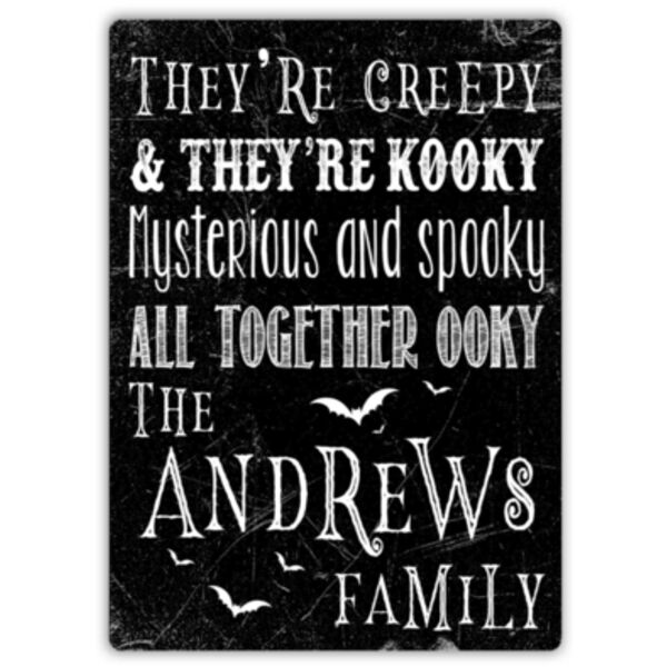 Your Family personalised metal sign Thumbnail