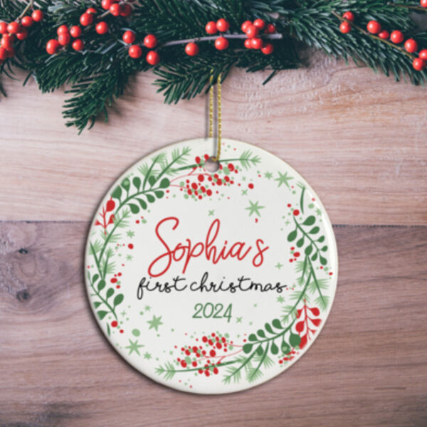 Personalised First Christmas Decoration Thumbnail