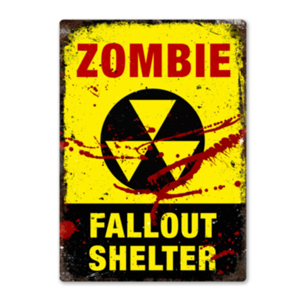 Zombie Fallout Shelter Sign Thumbnail