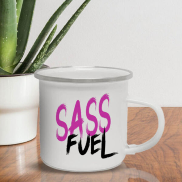 Sass Fuel  Enamel 10ozMug Thumbnail
