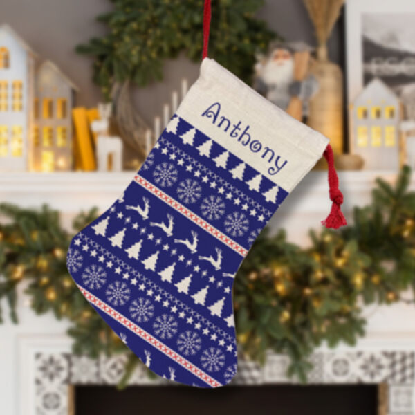 Personalised Classic Christmas Sock Thumbnail