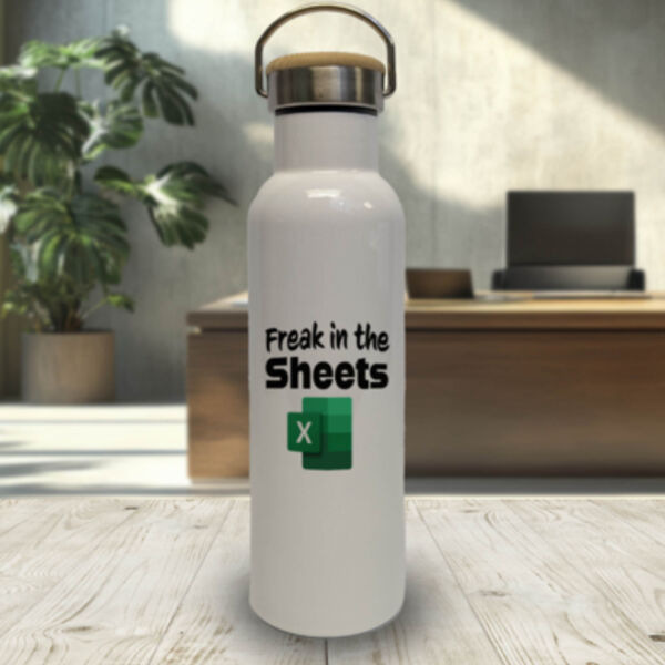 "Freak in the Sheets" Bamboo Lid Water Bottle Thumbnail
