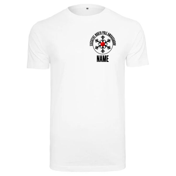 Personalised Executive North Pole Ambassador T-shirt Thumbnail