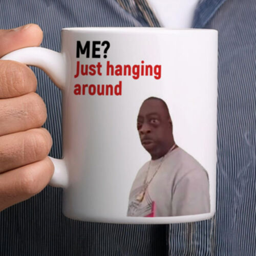 "Me? Just hanging around" 11oz Mug Thumbnail
