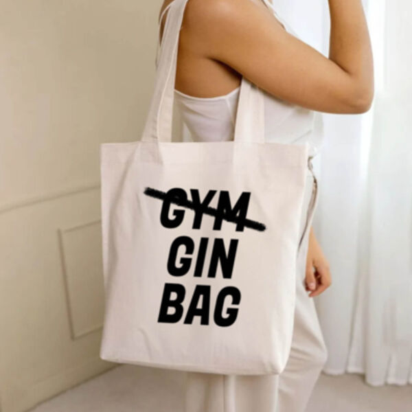 Gym Gin Bag Tote Bag Thumbnail