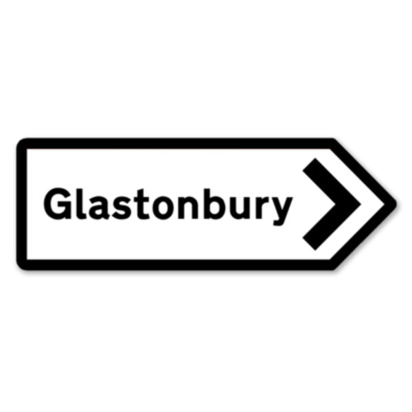 Glastonbury Arrow Sign Thumbnail
