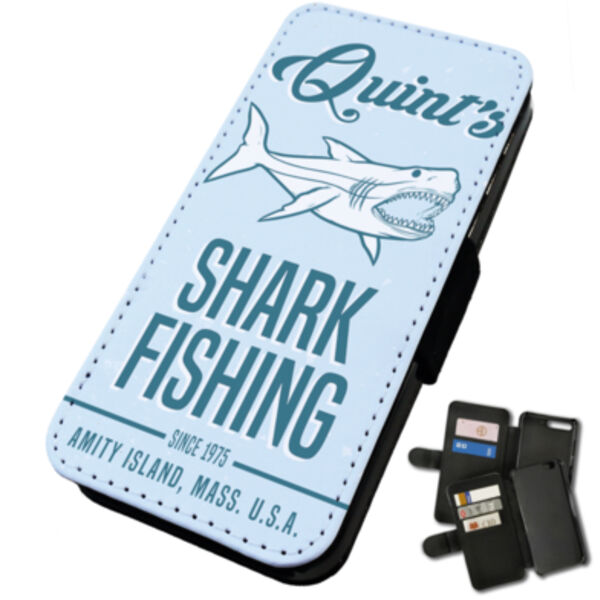 Quint's Shark Fishing iPhone Flip Case Thumbnail