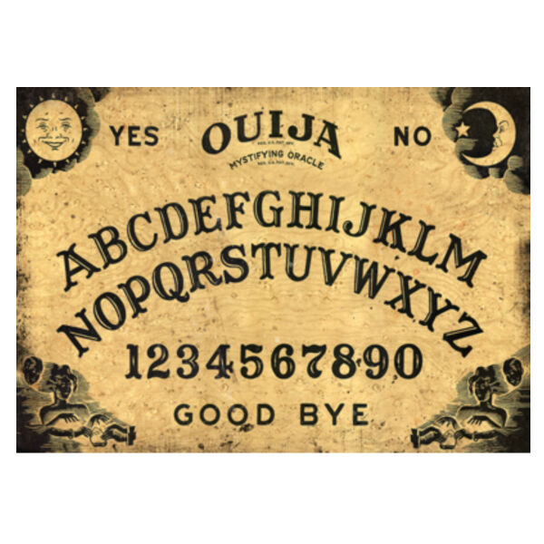 Ouija Board wood effect Metal Sign Thumbnail