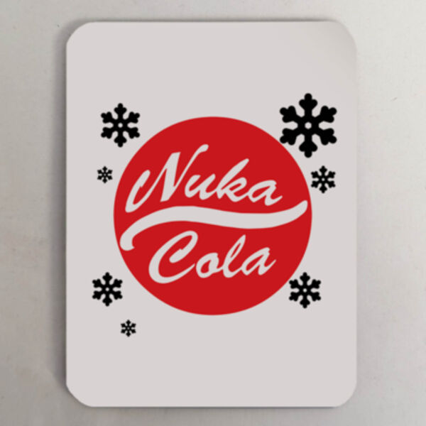 Nuka Cola Christmas Fridge Magnet Thumbnail