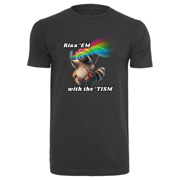 "Rizz 'em with the 'tism" T-Shirt Thumbnail