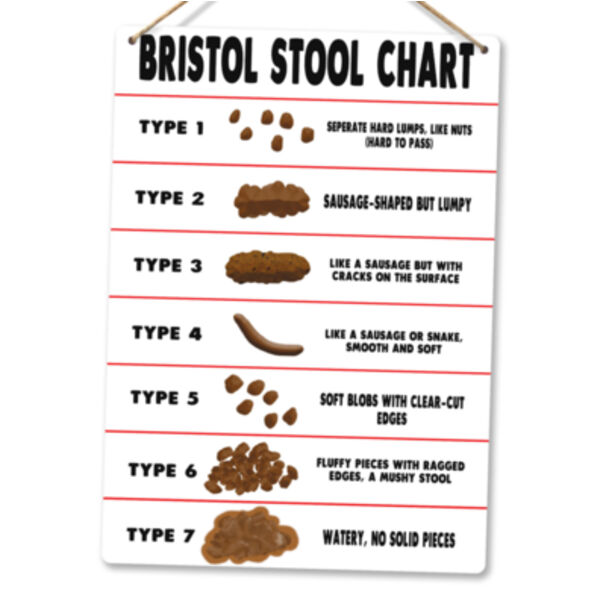 Bristol Stool Chart Metal Sign Thumbnail
