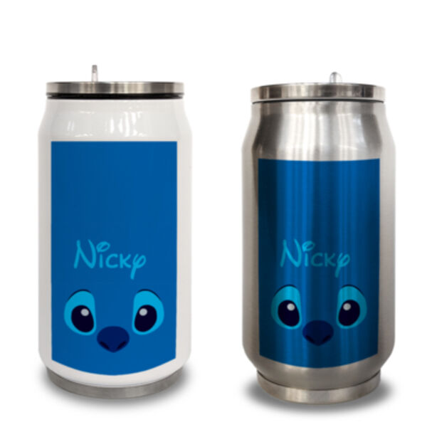 Personalised Stitch Can Flask Thumbnail