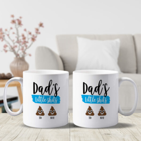 Dad's Little Shits 11oz Mug Thumbnail