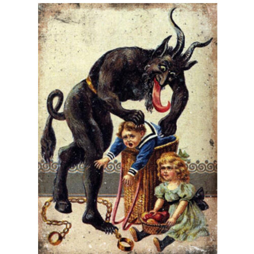 Krampus Metal Sign Thumbnail