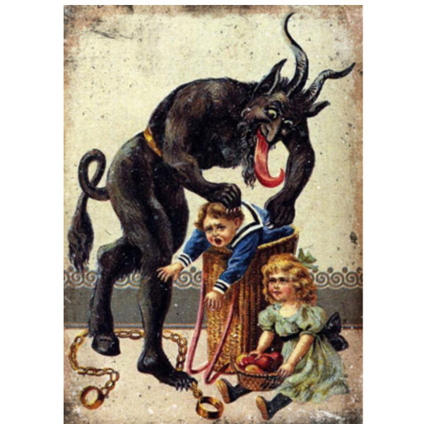 Krampus Metal Sign Thumbnail