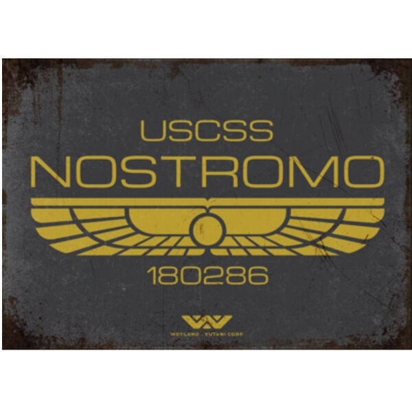 USCSS Nostromo Metal Sign Thumbnail
