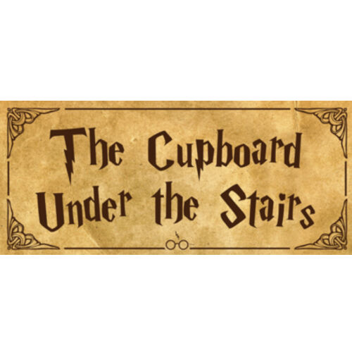 The Cupboard under the Stairs Metal Sign Thumbnail